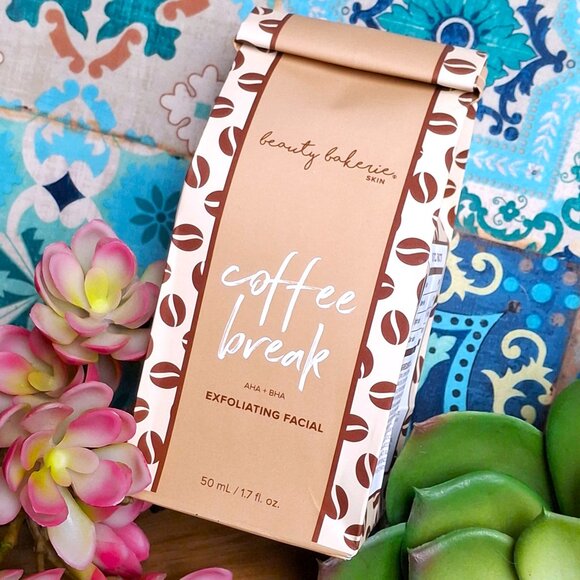 Beauty Bakerie Coffee Break AHA + BHA Exfoliating Facial Skin Care Product NIB - Picture 11 of 14